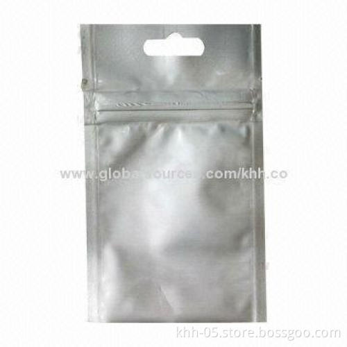 Aluminum foil zip lock bag, customized sizes and printing are accepted